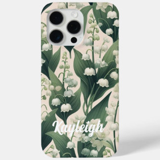 may lily of the valley birth month flower iPhone 15 pro max case