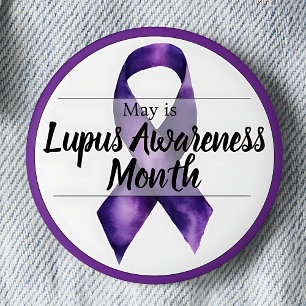 May Lupus Awareness Month 2 Inch Round Button