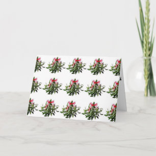 MAY MISTLETOE FOLLOW YOU EVERYWHERE-CHRISTMAS HOLIDAY CARD