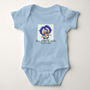 May Mommy & Daddy Love Me – Cute Baby Bodysuit