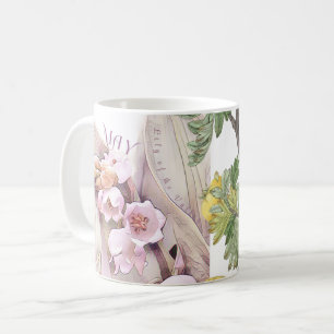 May Month Flower Lily of the Valley Hawthorn Mug