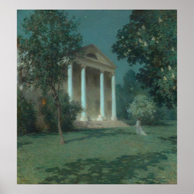 May Night - Willard Leroy Metcalf Fine Art Poster (Front)