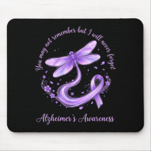 May not remember but will alzheimer’s awareness mouse pad