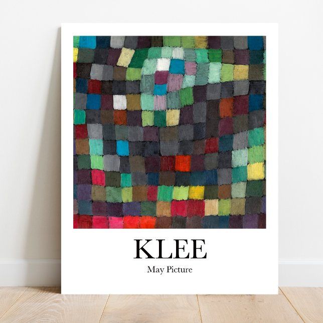 May Picture by Paul Klee Poster (Klee's whimsical May Picture: Own this iconic surrealist masterpiece!)