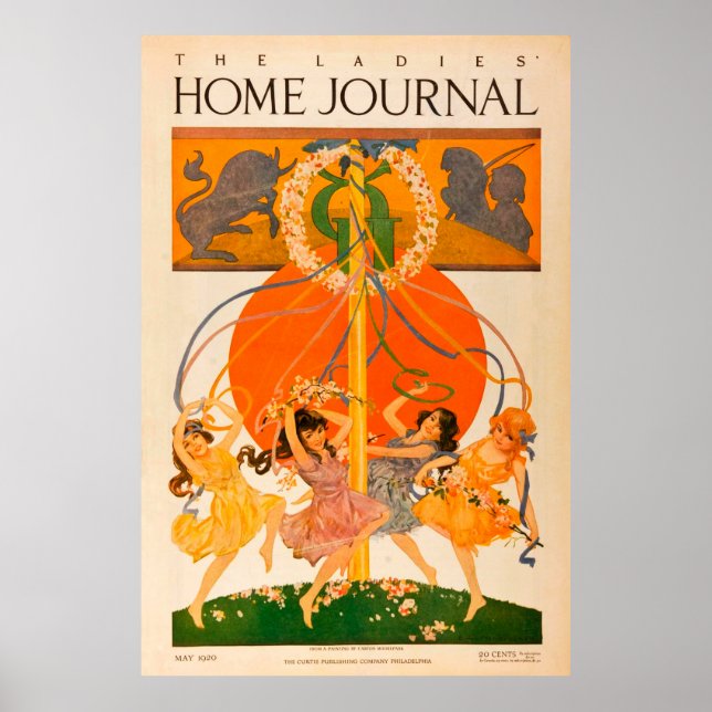 May Pole - Vintage Art Poster (Front)