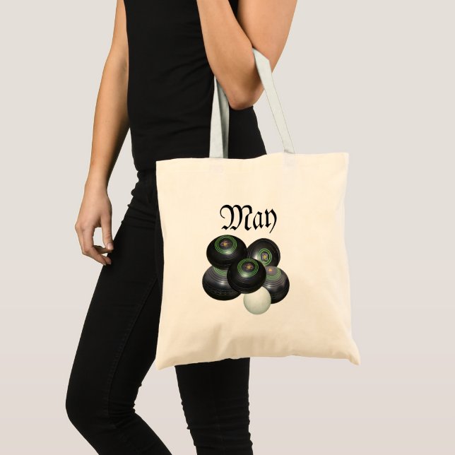 May"s Lawn Bowls Tote Bag (Front (Product))