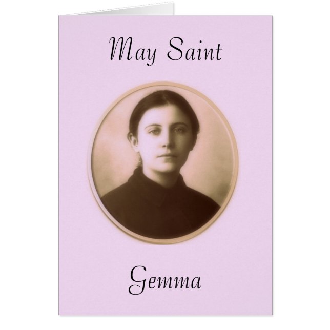 MAY SAINT GEMMA PRAY FOR YOU (Front)