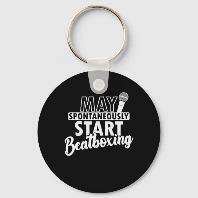 May Spontaneously Beat Boxing Keychain (Front)