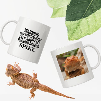 May Talk About My Bearded Dragon Custom Name Coffee Mug