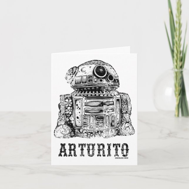 May The 4th-cinco De Mayo Arturito  Card (Front)