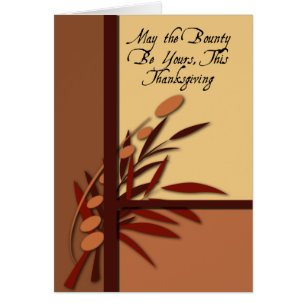 May The Bounty be Yours card