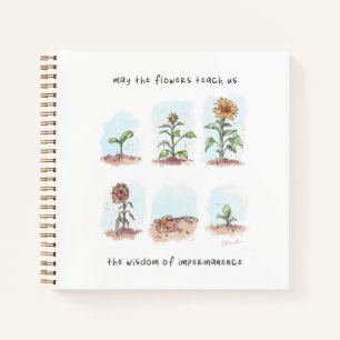 May the flowers Quote Notebook