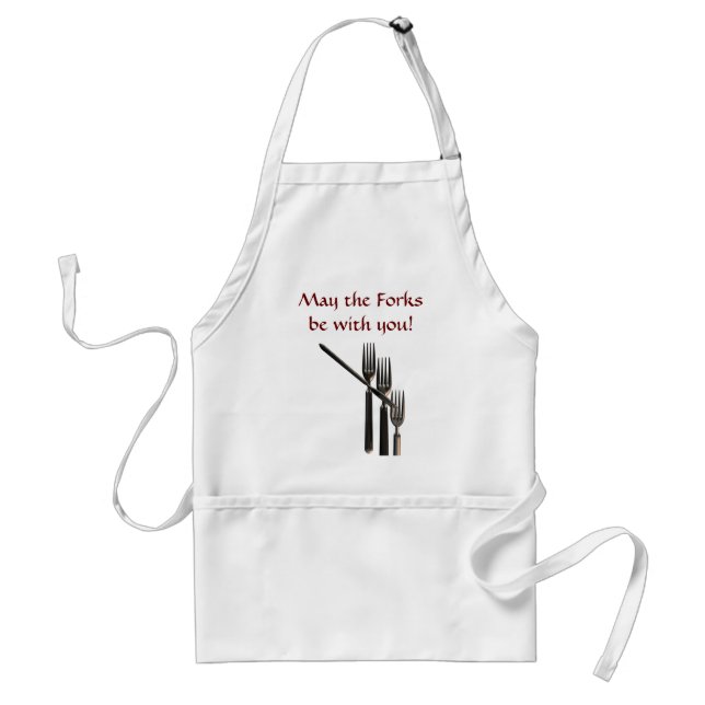 May The Forks Be With You Standard Apron (Front)