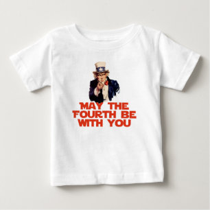 May The Fourth Be With You Baby T-Shirt