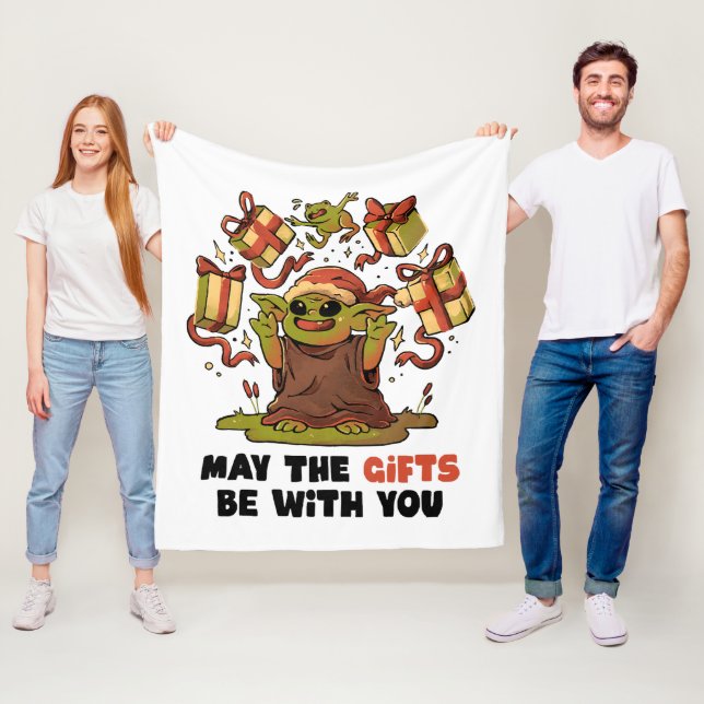 May the Gifts Be With You Fleece Blanket (In Situ)