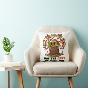 May the Gifts Be With You Throw Pillow