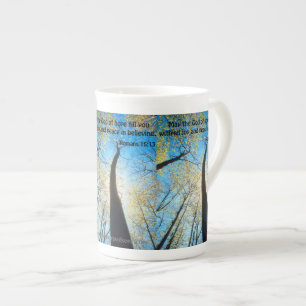 May The God Of Hope Fill You! Bone China Mug