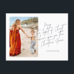 May the Light of Christ shine upon You Holiday Postcard<br><div class="desc">May the Light of Christ shine upon You this Christmas season Religious holiday Card</div>