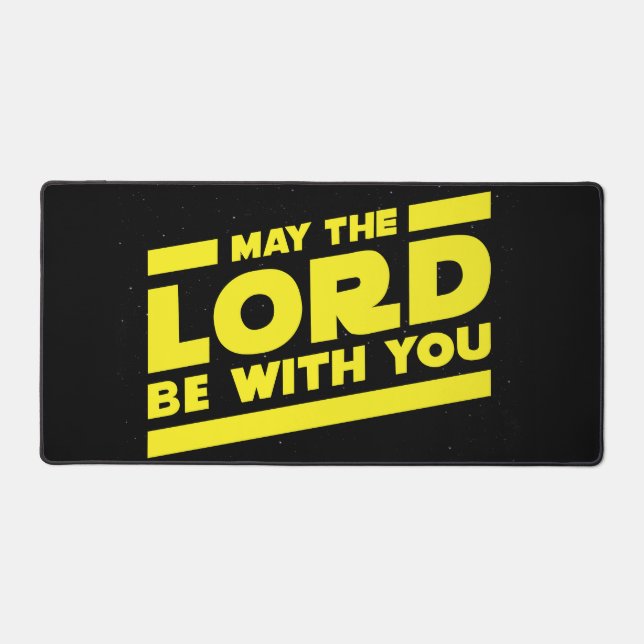 May the LORD be with you Desk Mat (Front)