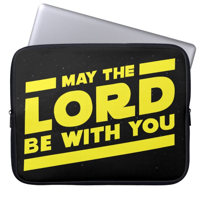 May the LORD Be With You Laptop Sleeve (Front)