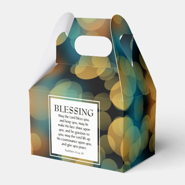 MAY THE LORD BLESS YOU Christian Favor Box (Front Side)