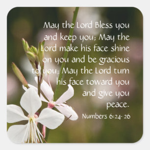 May The Lord Bless You Sticker
