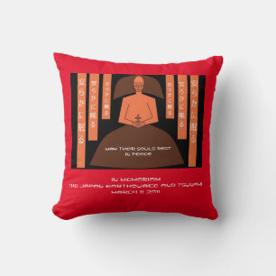 May Their Souls Rest in Peace Throw Pillow