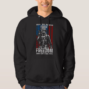 May We Never Forget Freedom Isn't Free Usa Flag Me Hoodie