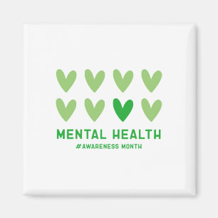May We Wear Green Mental Health Awareness Month Magnet