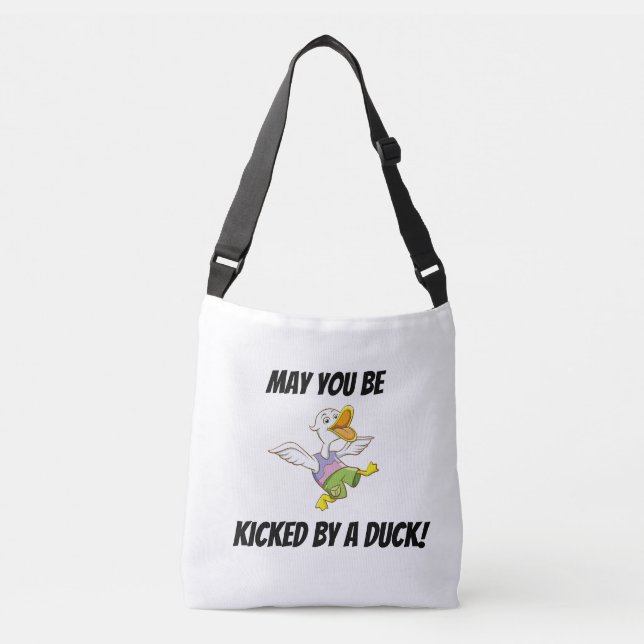 May You Be Kicked By a Duck! Ukrainian Tote Bag (Front)