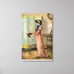 May You Have A Quite Too Happy Time, Victorian Chr Canvas Print