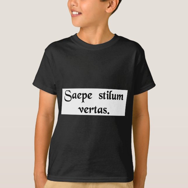 May you often turn the stylus. T-Shirt (Front)