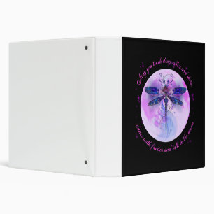 May You Touch Dragonflies And Stars Binder