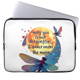 May You Touch Dragonflies And Stars Dance With Fai Laptop Sleeve