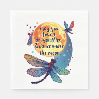 May You Touch Dragonflies And Stars Dance With Fai Napkin