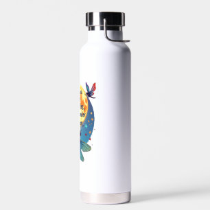 May You Touch Dragonflies And Stars Dance With Fai Water Bottle