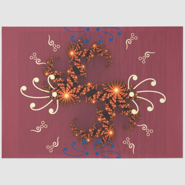 May your Christmas be merry and bright Wrapping Pa Tissue Paper (Front)