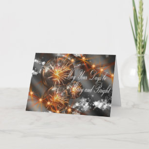 May Your Days be Merry & Bright Christmas Holiday Card