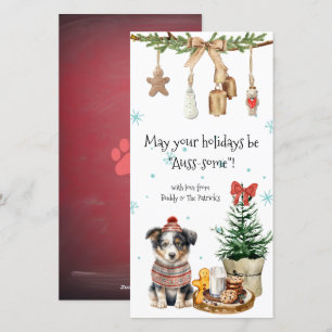 May Your Holidays be "Auss-some"! Christmas Card