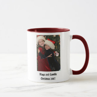 Maya and CamilleChristmas 2007 Mug