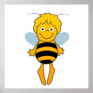Maya Bee Happy Poster