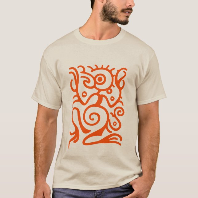 Maya Birdman Symbol T-Shirt (Front)