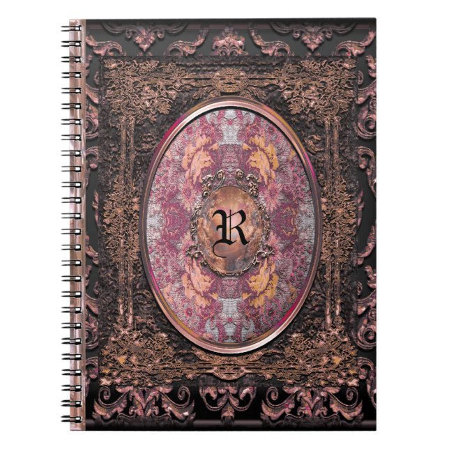 Maya Calliger Gothic Old Book Monogram (Front)