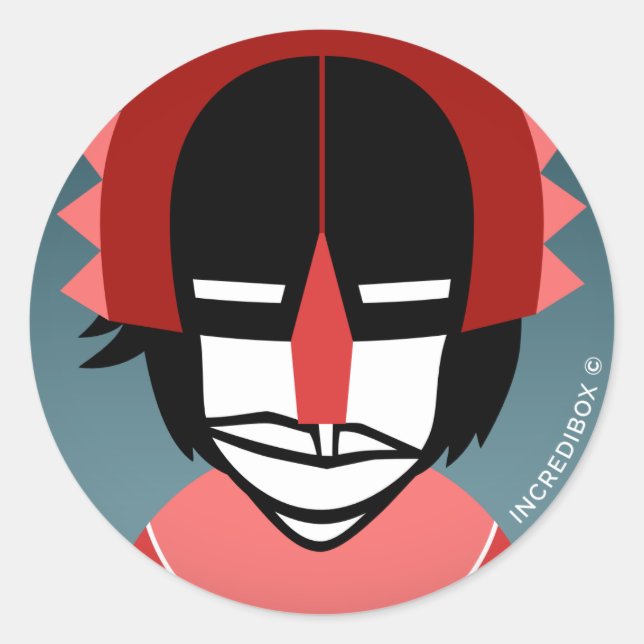 MAYA CLASSIC ROUND STICKER (Front)