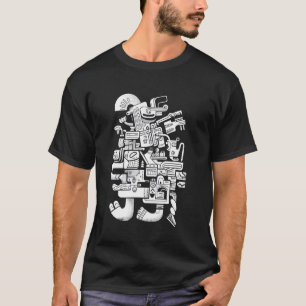 Maya God Mayan Mythology Ancient Symbol Ek Chuah T-Shirt