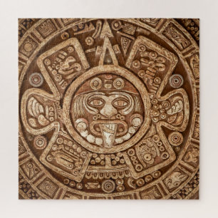 Maya Tribal Pagan: Ornamental Texture Jigsaw Puzzle