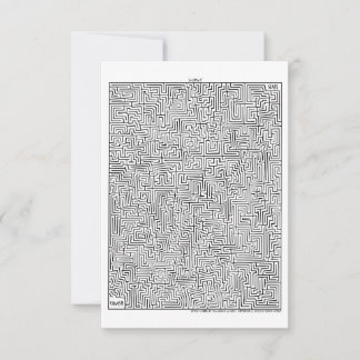 Mayan 1 Amazing Maze! Invitation