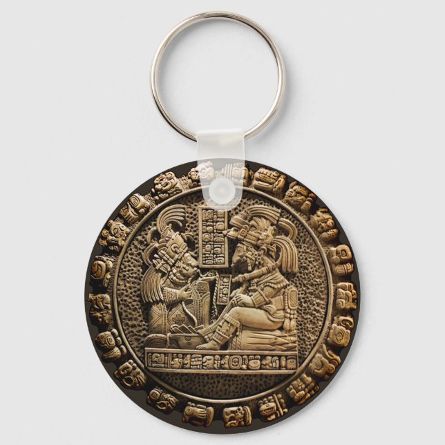 Mayan Art  Keychain (Front)