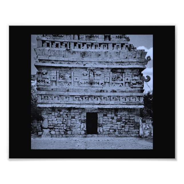 Mayan Building Photo Print (Front)
