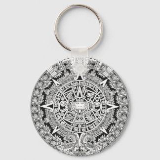 Mayan Calendar 12.21.2012 Aztec Keychain